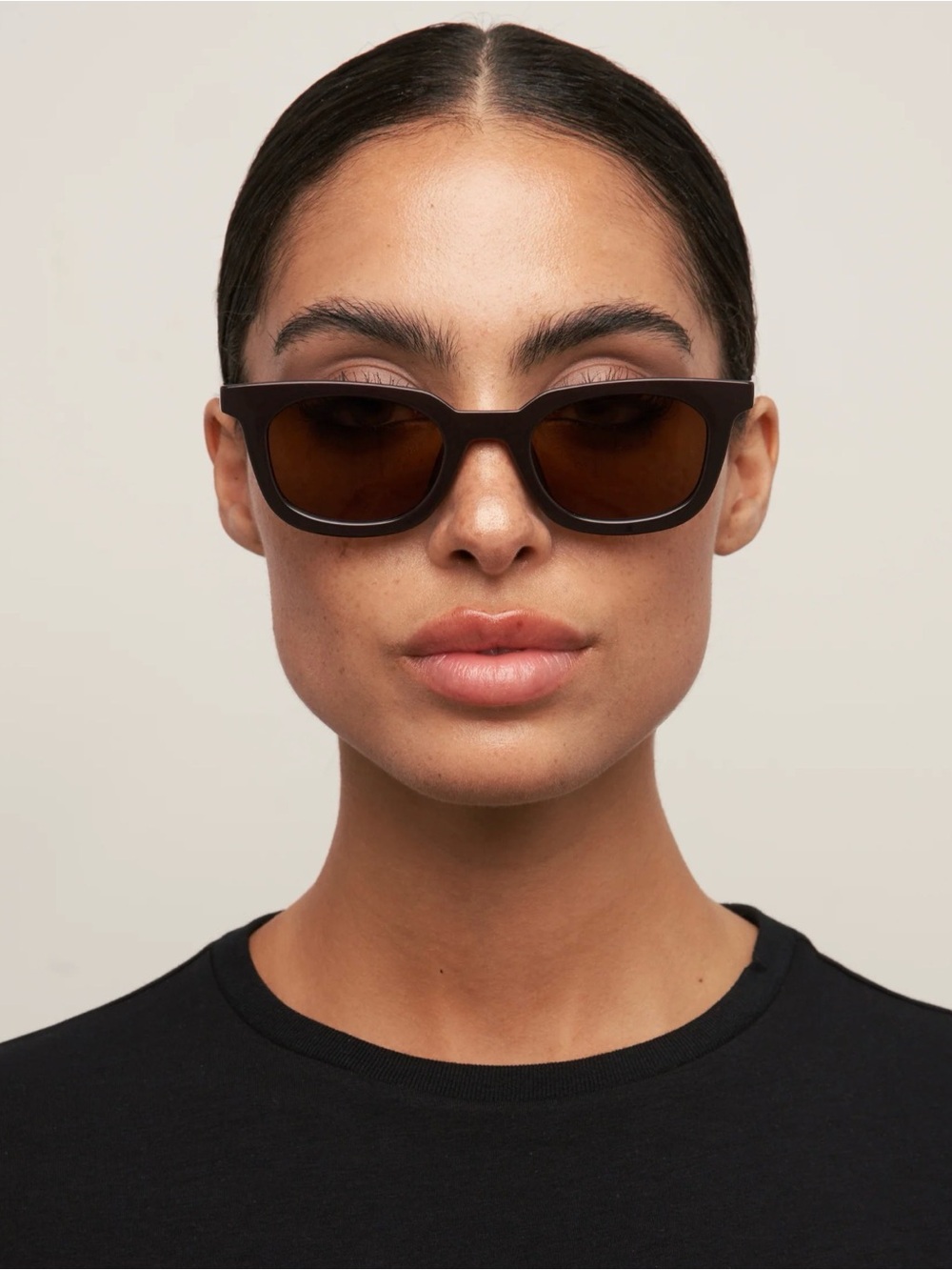 Women's Brown Sunglasses with Tinted Lenses